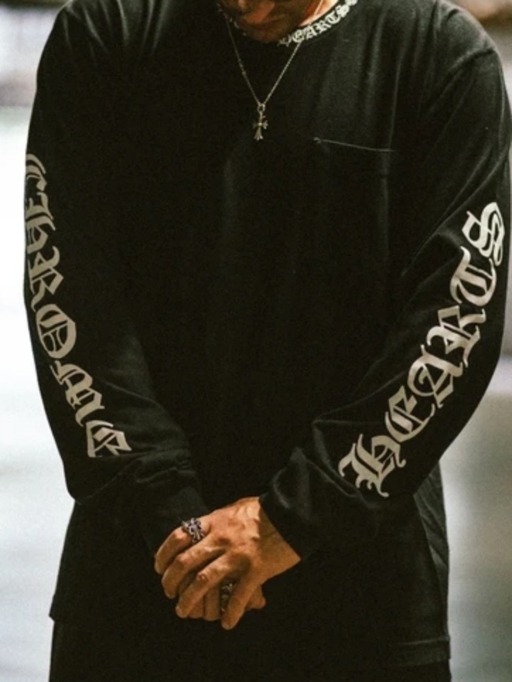 Chrome Hearts Neck Logo Long Sleeve